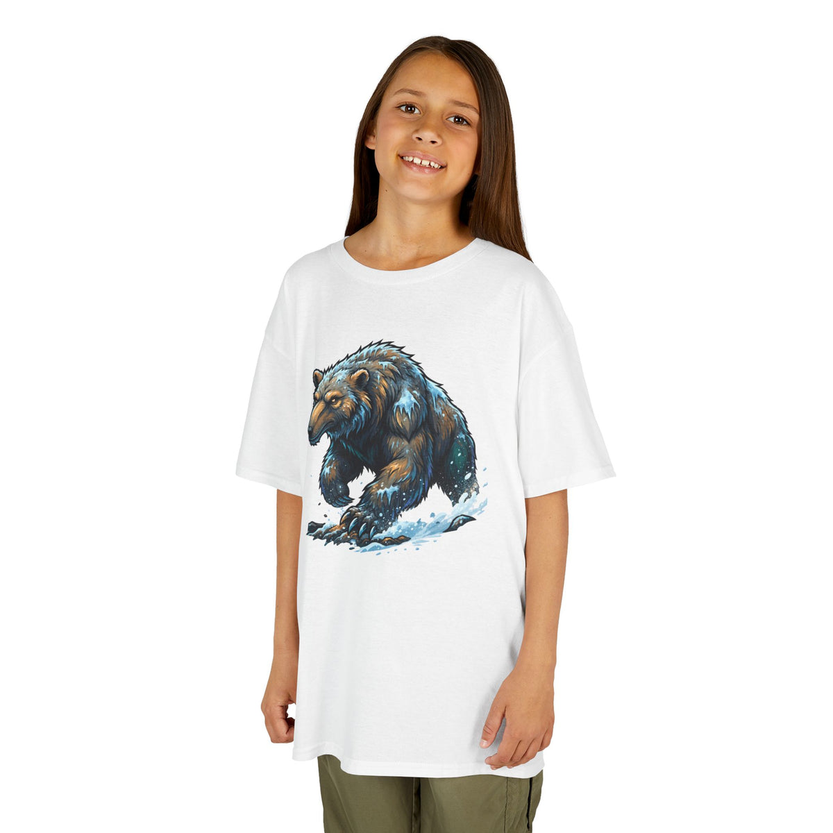 Color: White | Alioat (Siberian Folklore) Kids Tee
