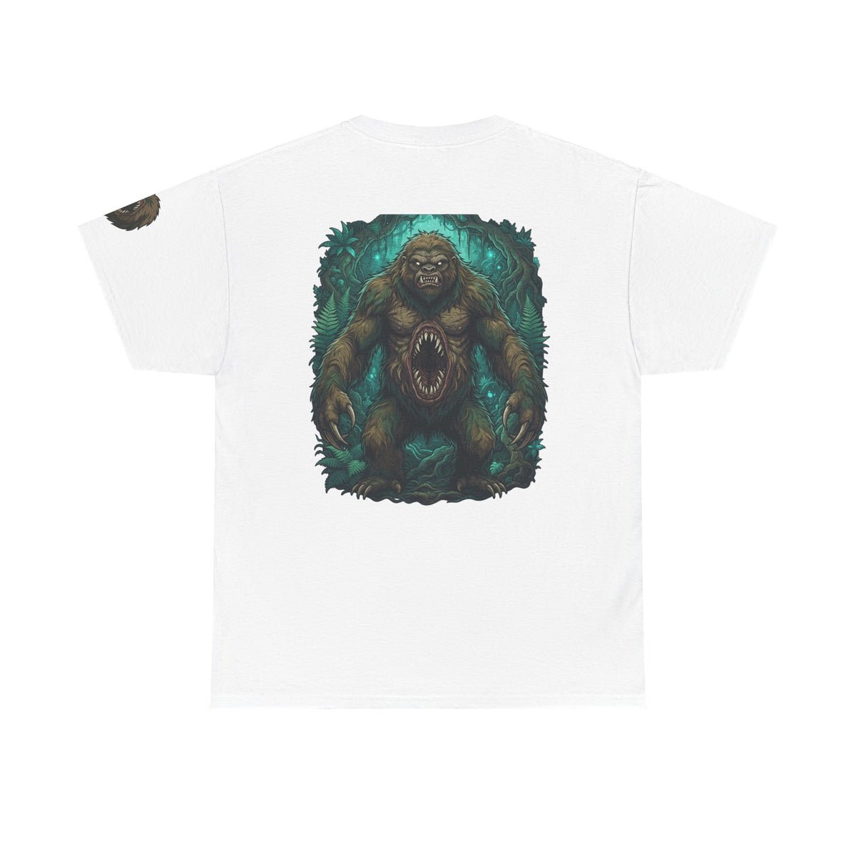 Color: White | Mapinguari (Amazon Rainforest) Premium Graphic Tee