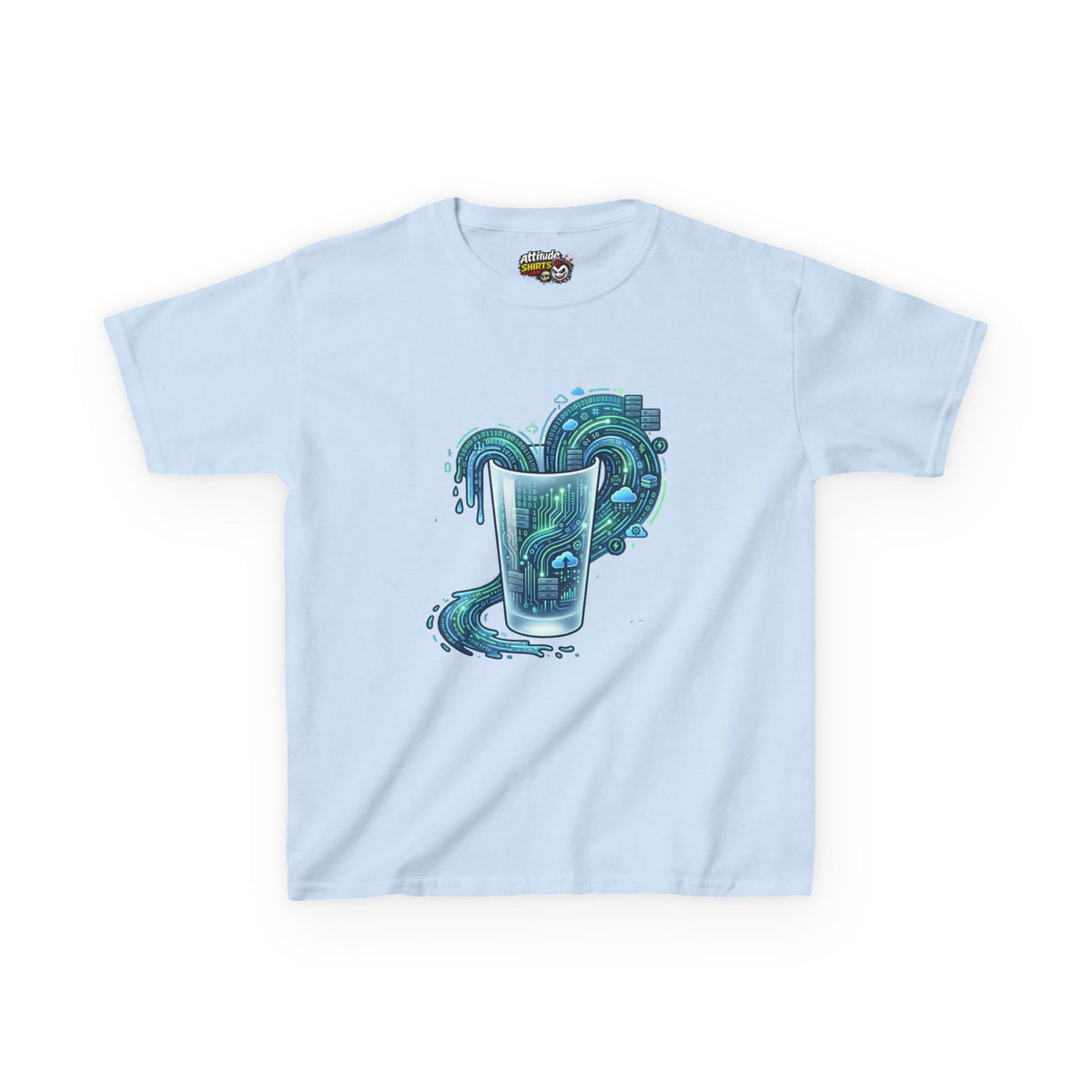 "Glass of Data" Kids Tee