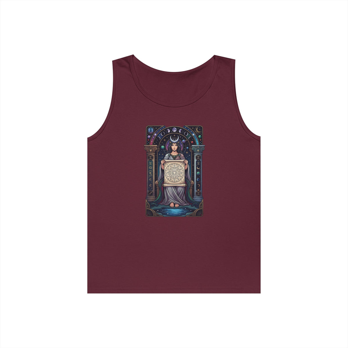 "The Cosmic Tarot (High Priestess)" Tank Top