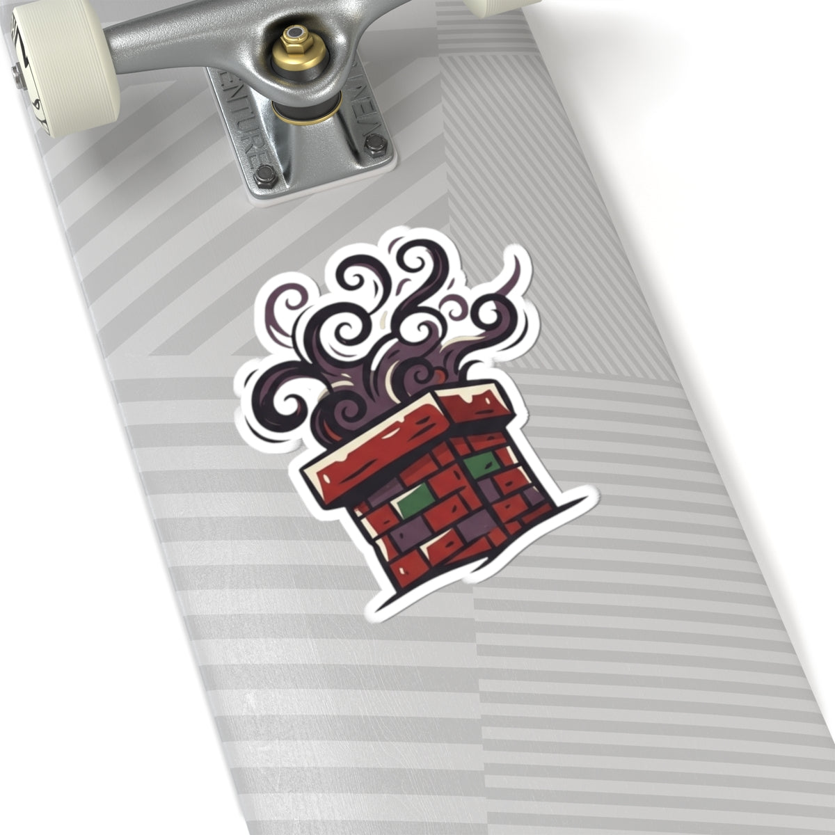 "Up On The Housetop Doing Naughty Stuff" Sticker