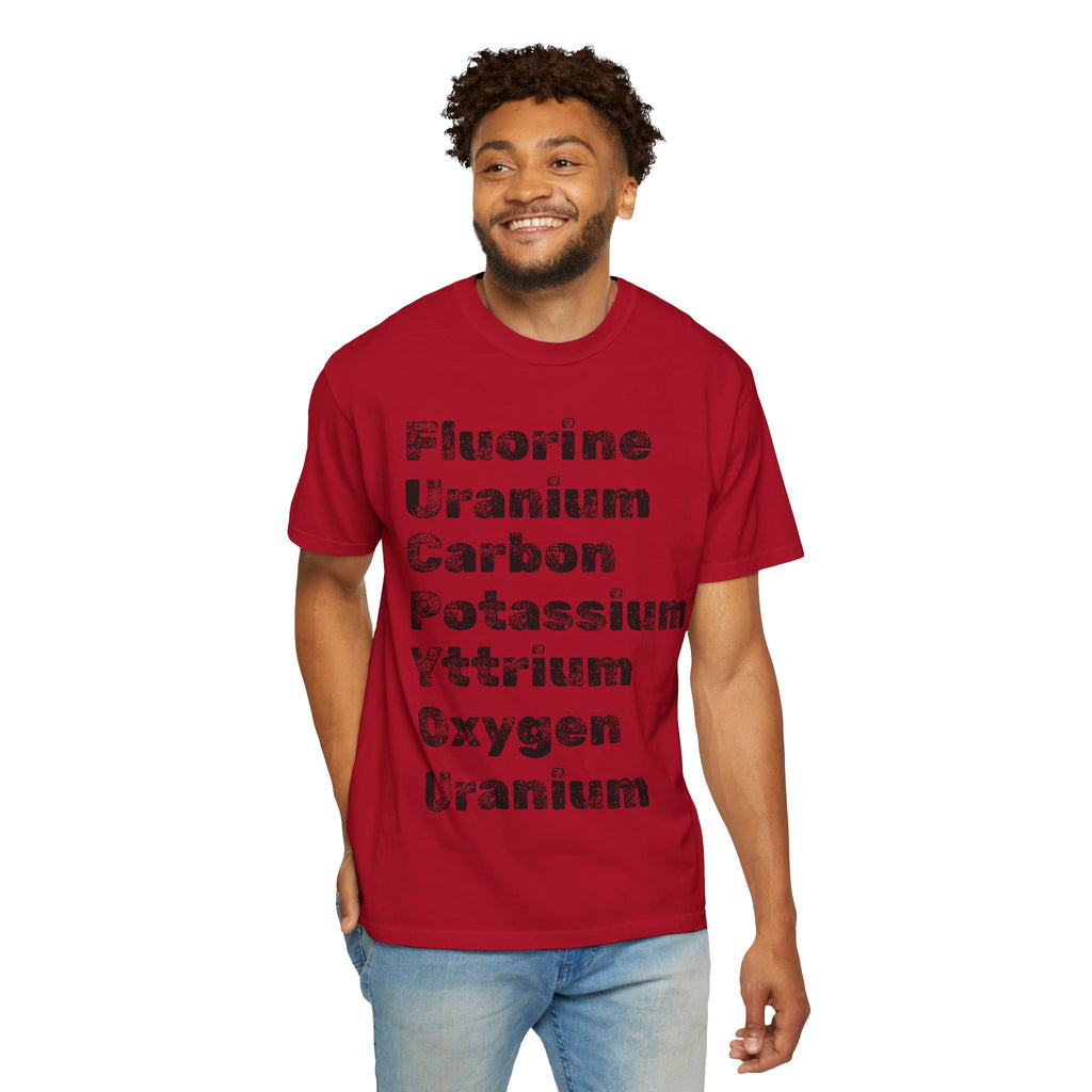 "Periodic Salt" Unisex Garment-Dyed T-shirt
