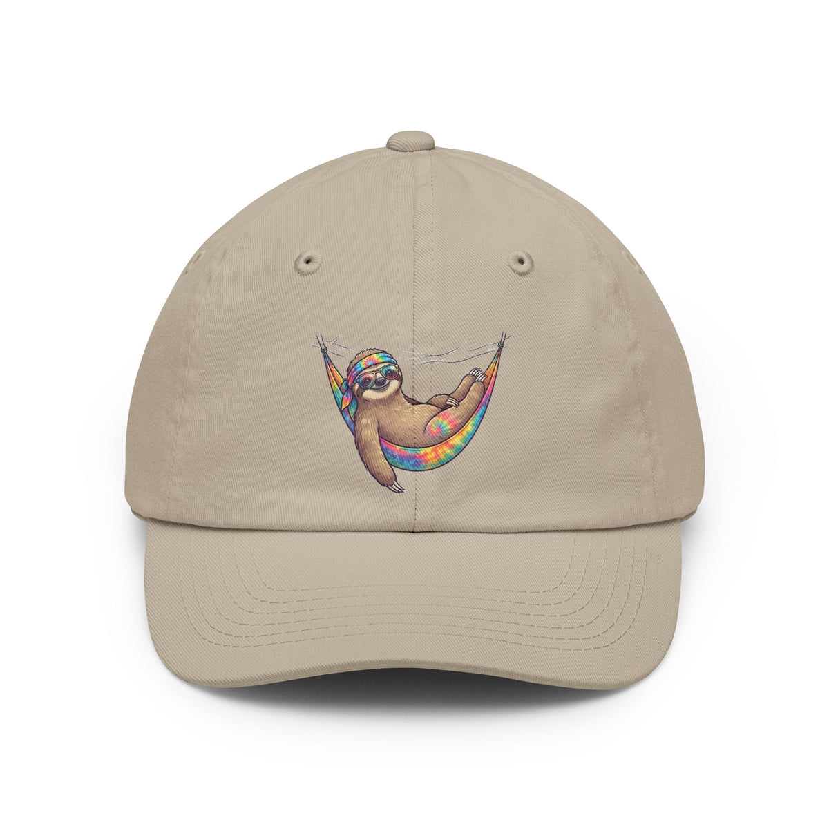 Color: Stone | Hippy Sloth Dad Hat
