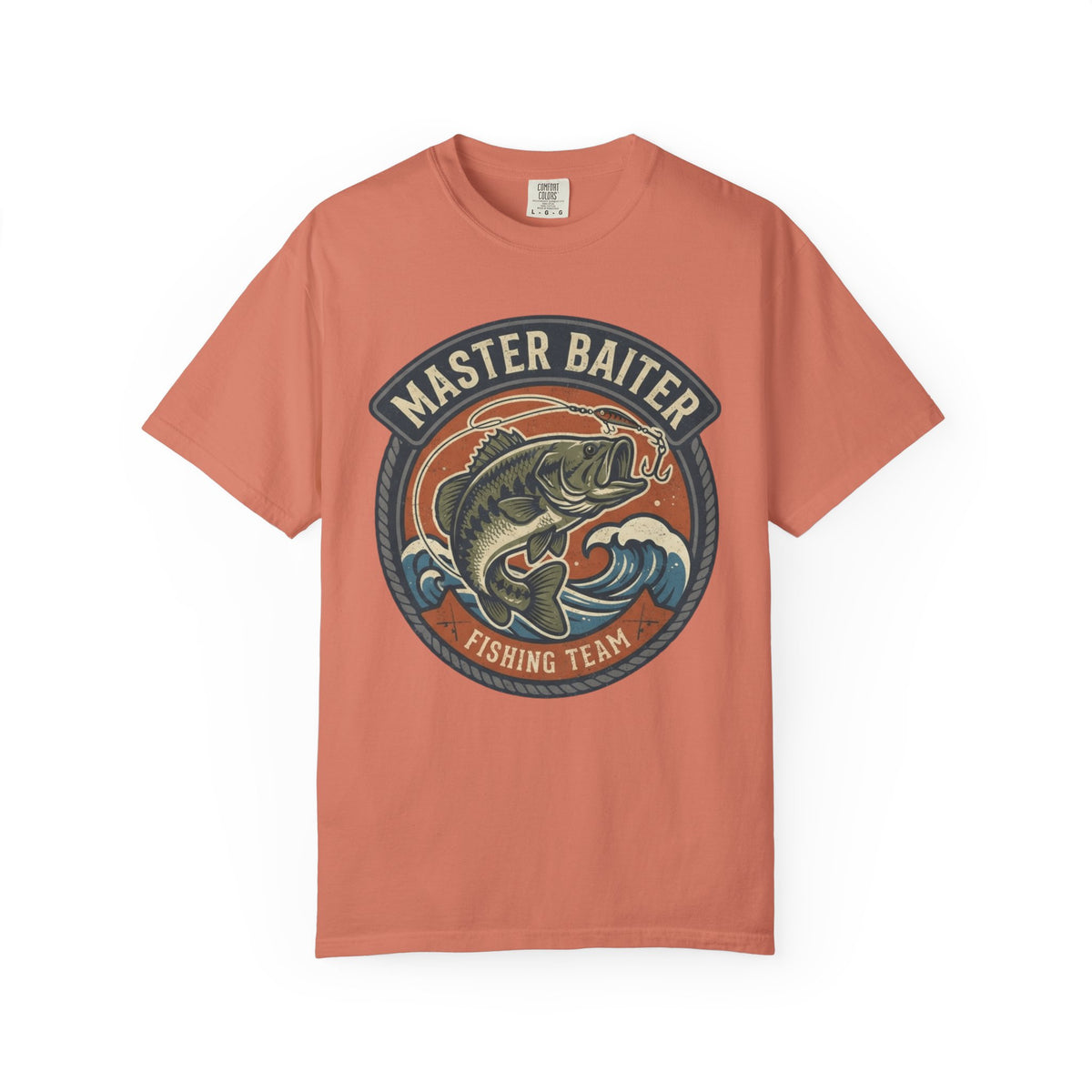 Color: Terracotta | Master Baiter Unisex Garment-Dyed Tee