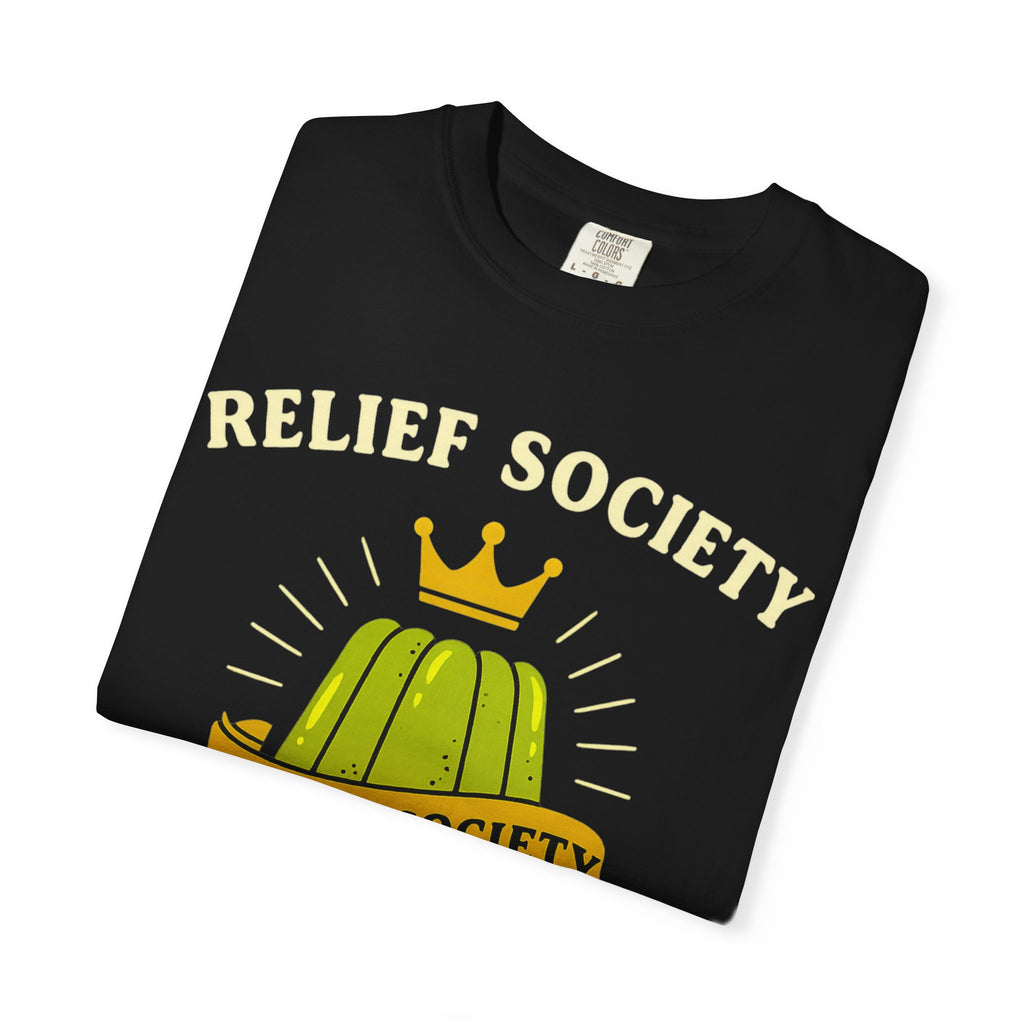 "Relief Society Bake-Off Champion" Unisex Garment-Dyed T-shirt