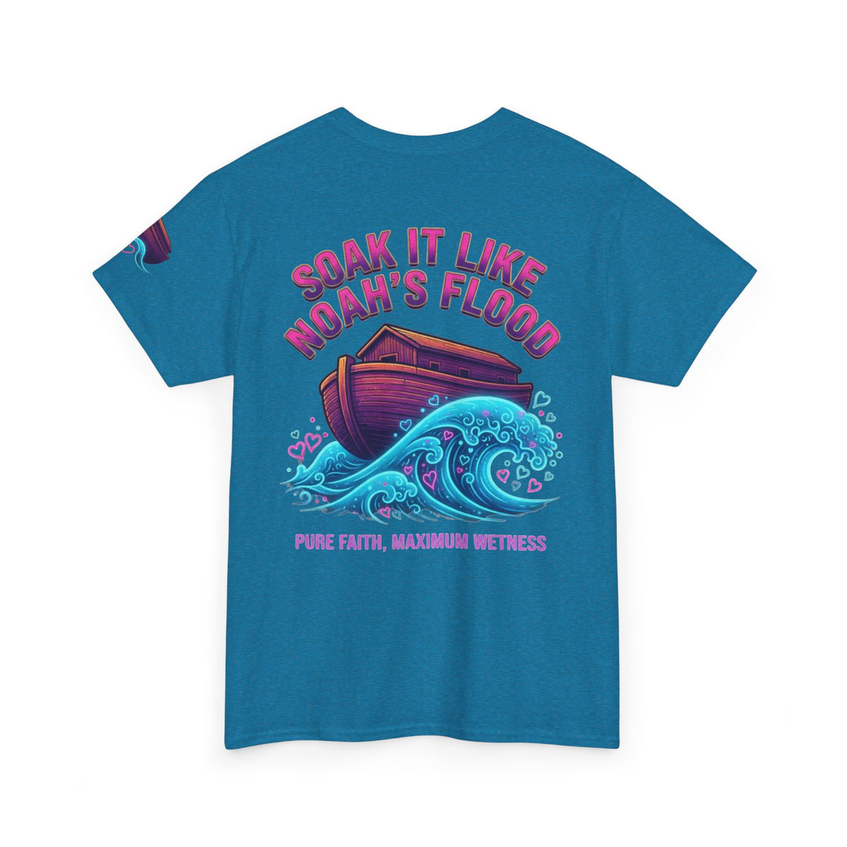 "Good Book Series Soak it Like Noah's Flood" Premium Graphic Tee
