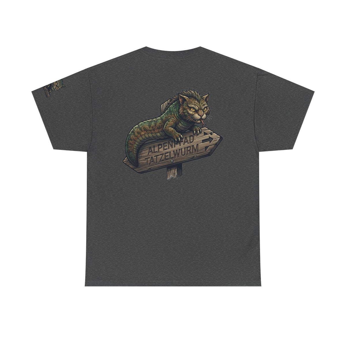 Color: Dark Heather | Tatzelwurm (Alpine Europe) Premium Graphic Tee