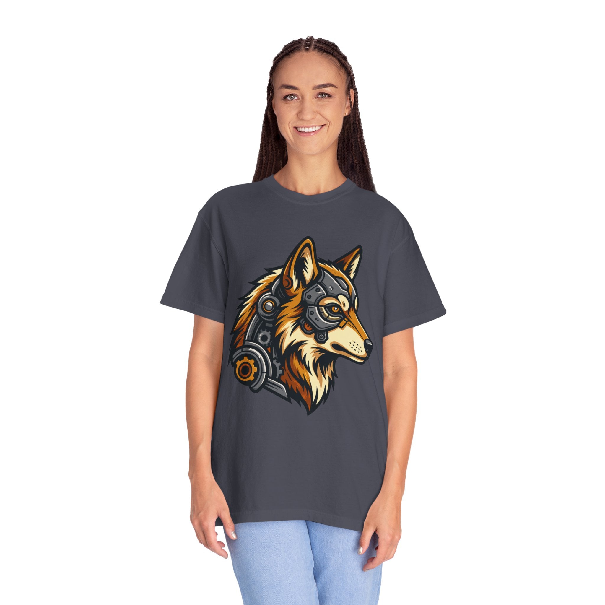 "Cyber Dog" Unisex Garment-Dyed Tee