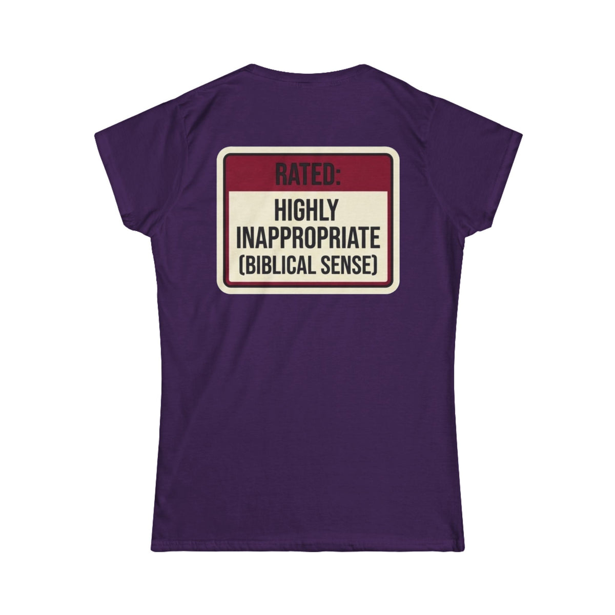 "Good Book Series Highly Inappropriate" Women's Tee