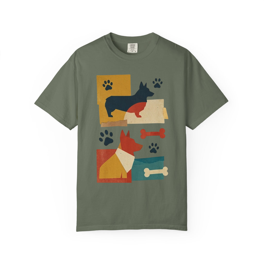 "Dogs and Bones" Unisex Garment-Dyed Tee