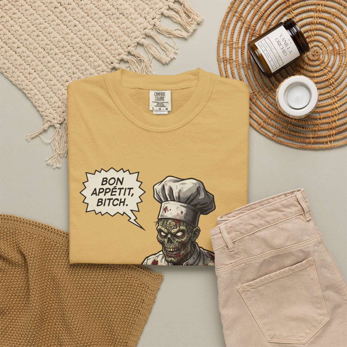 Bon Appetit Bitch Unisex Garment-Dyed Tee