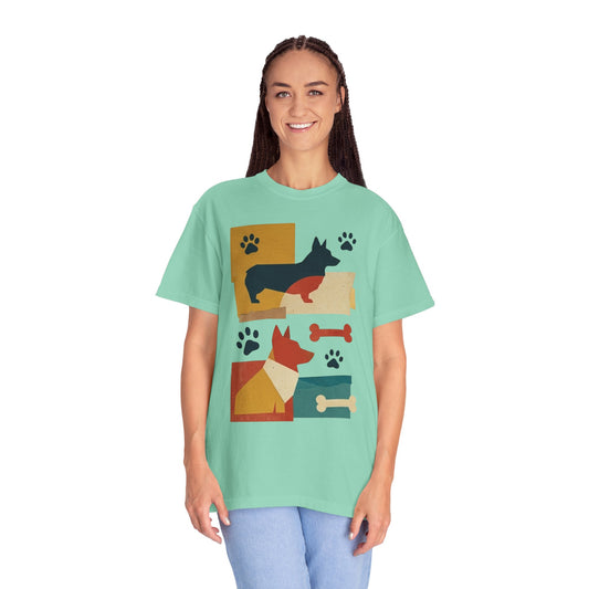 "Dogs and Bones" Unisex Garment-Dyed Tee