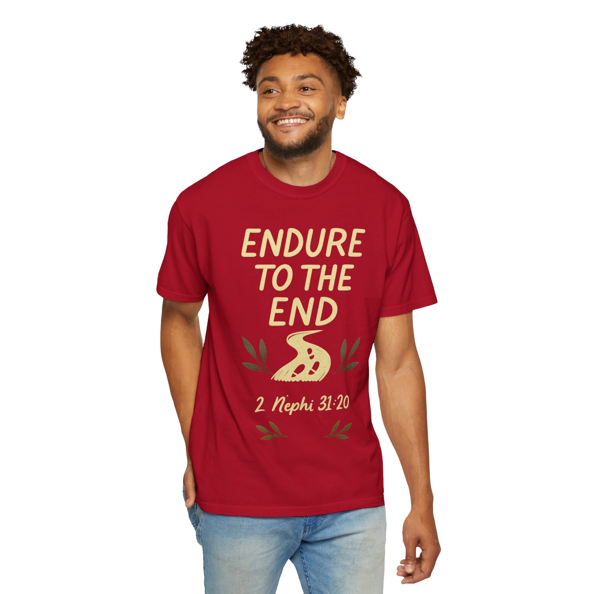 "Endure to the End" Unisex Garment-Dyed T-shirt