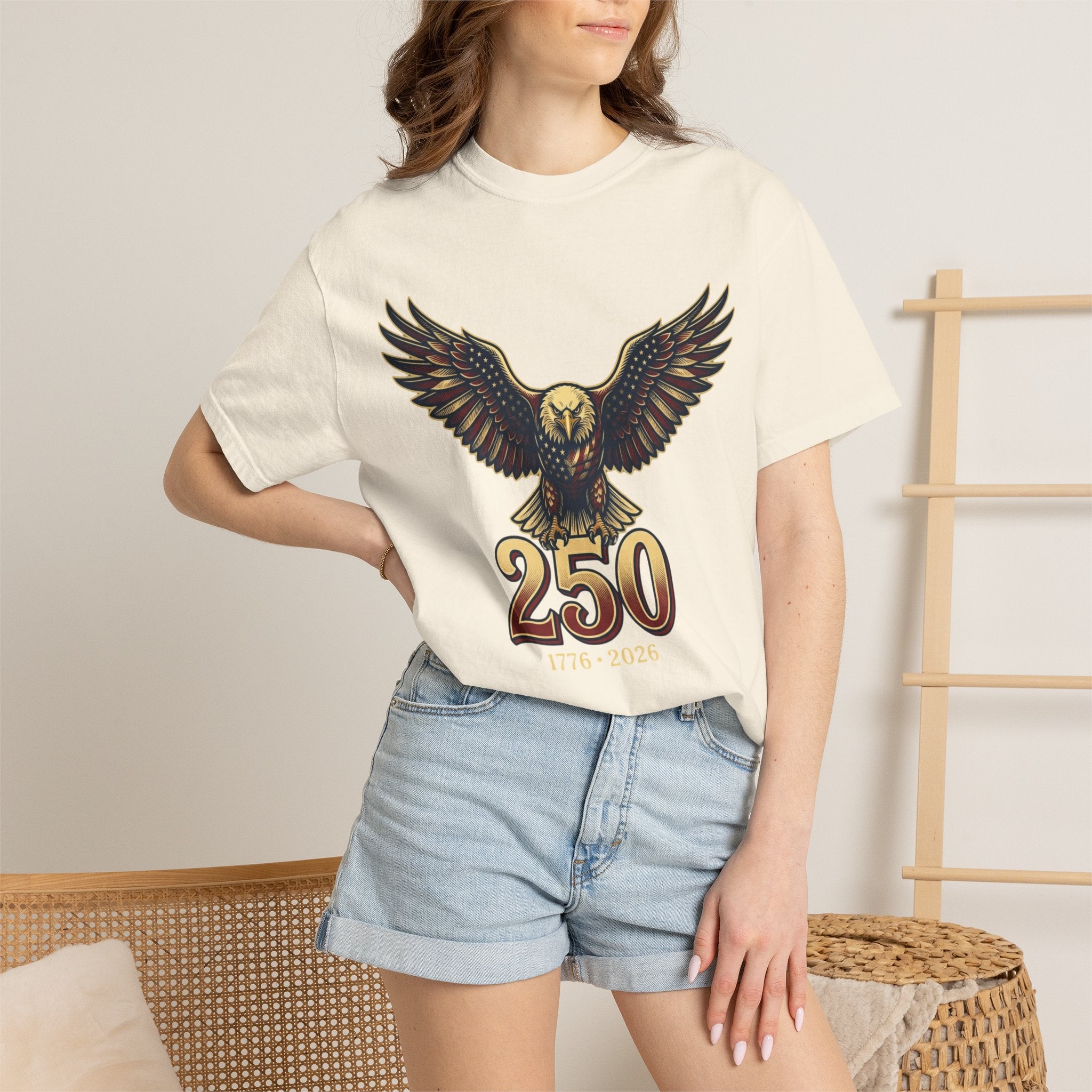 "USA Eagle 250 Years" Unisex Garment-Dyed Tee