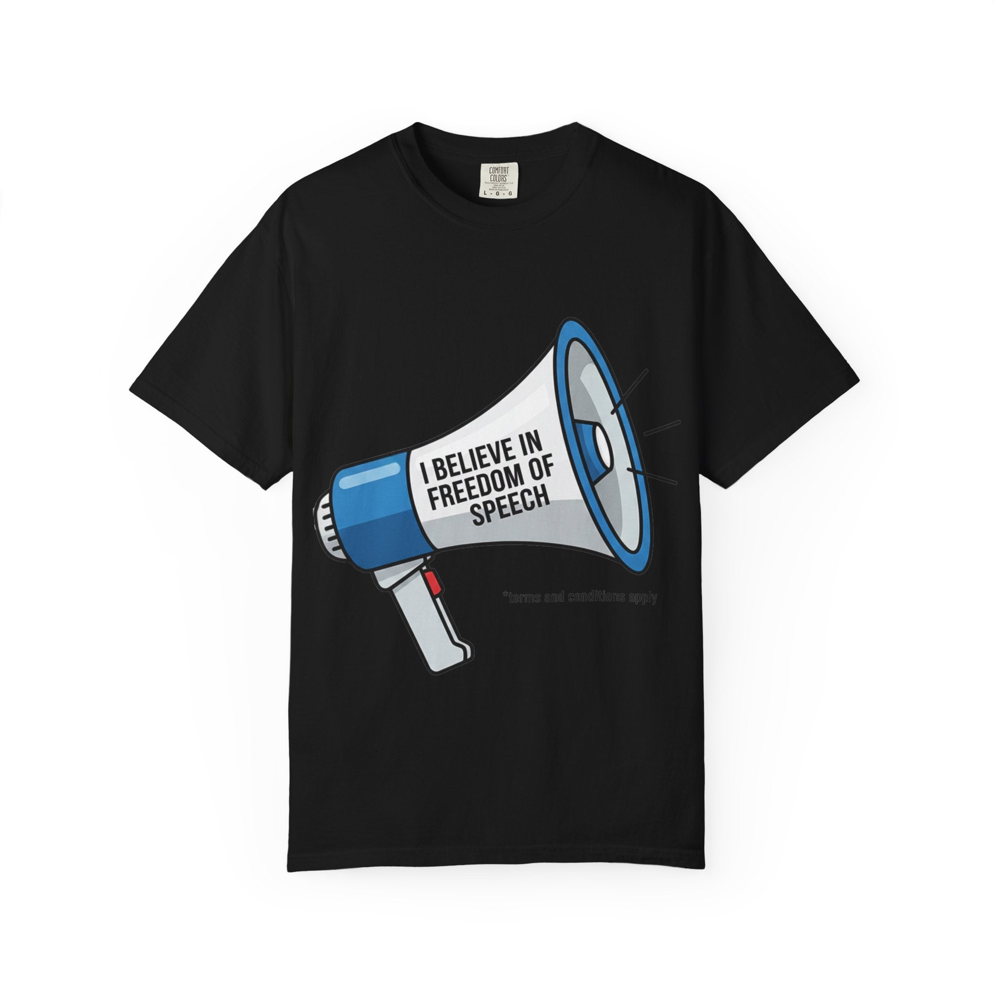 "Freedom of Speech" Unisex Garment-Dyed T-shirt