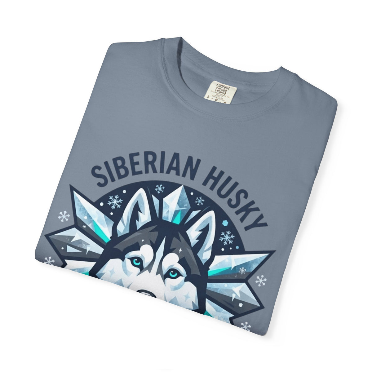 "Siberian Husky Loyal & Free" Unisex Garment-Dyed Tee