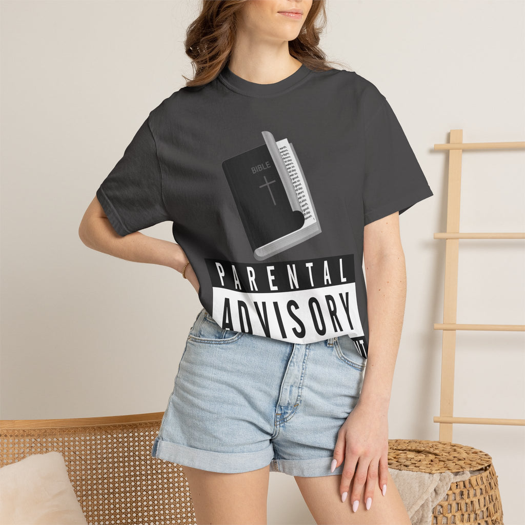"Rated R for Religious" Unisex Garment-Dyed T-shirt