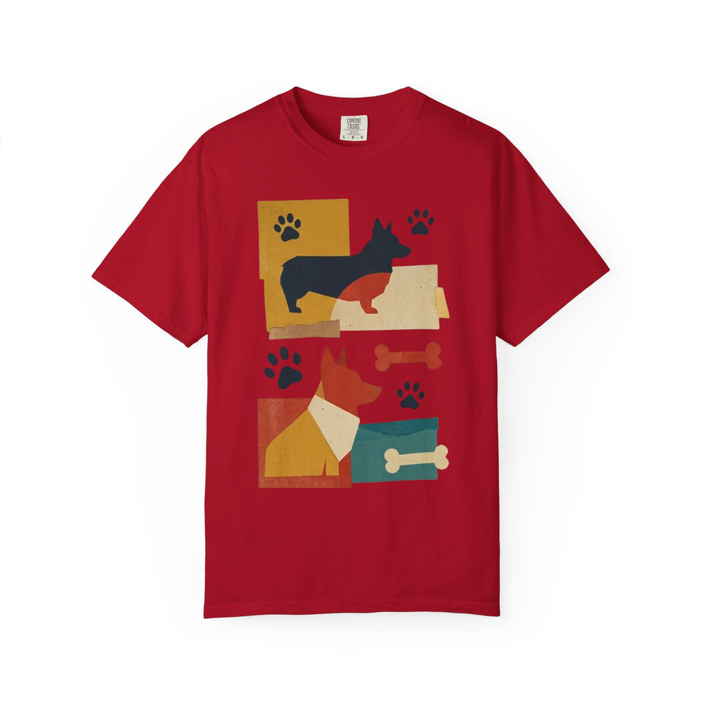 "Dogs and Bones" Unisex Garment-Dyed Tee