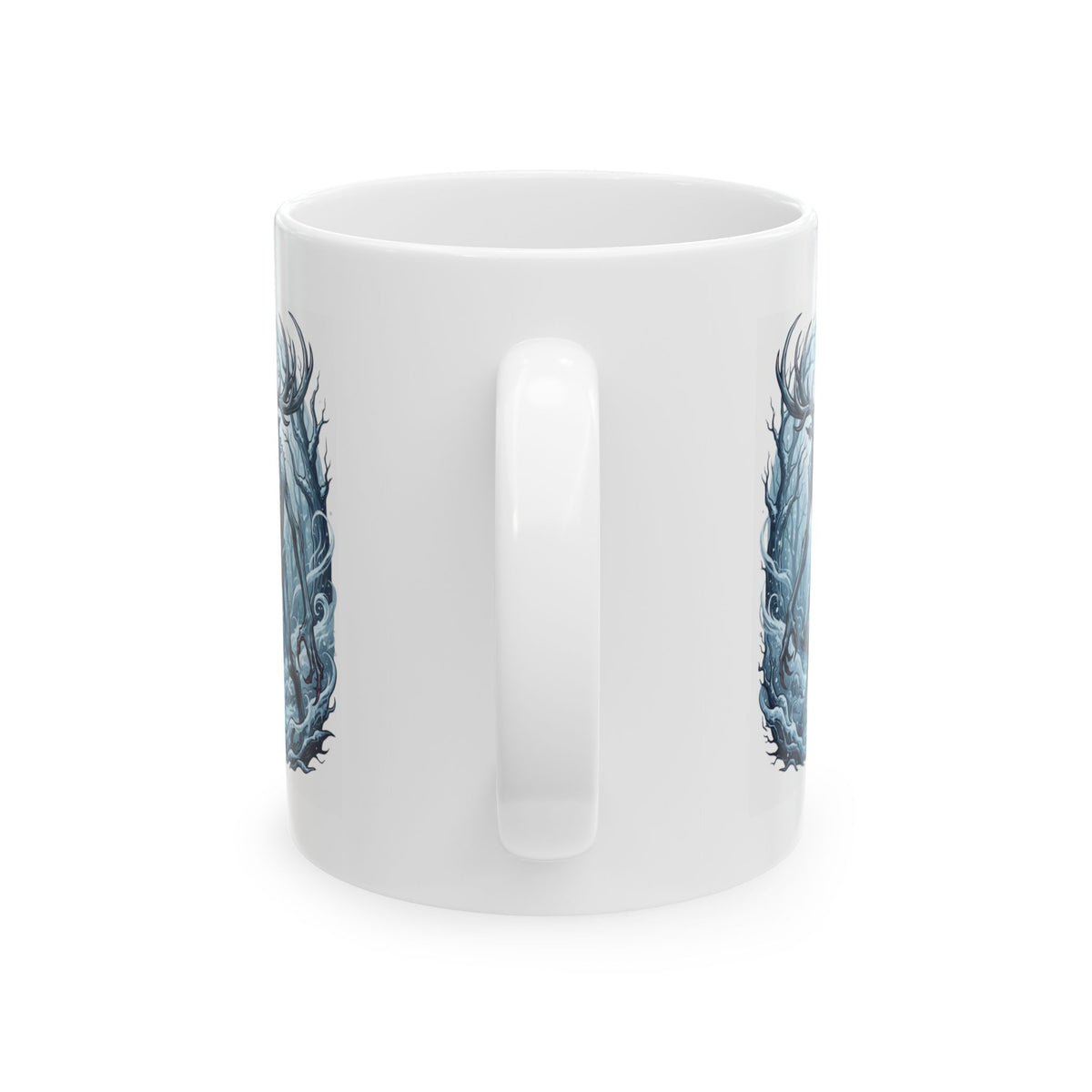 "Wendigo (Algonquian Folklore)" White Ceramic Mug