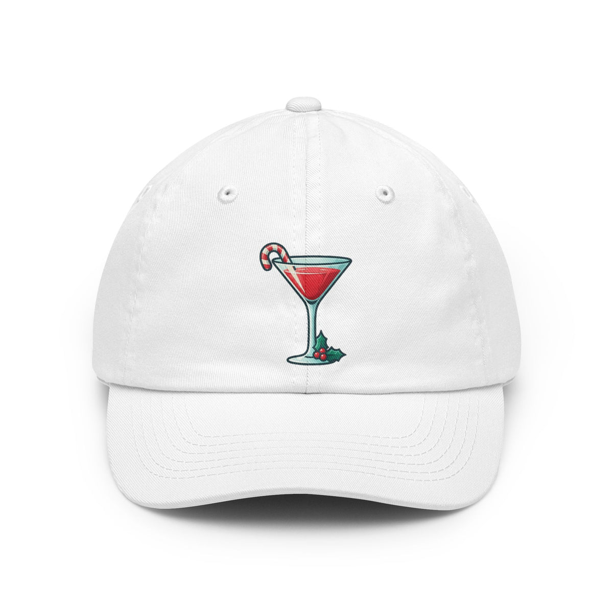 Color: White | Christmas Cheer Dad Hat — Graphic