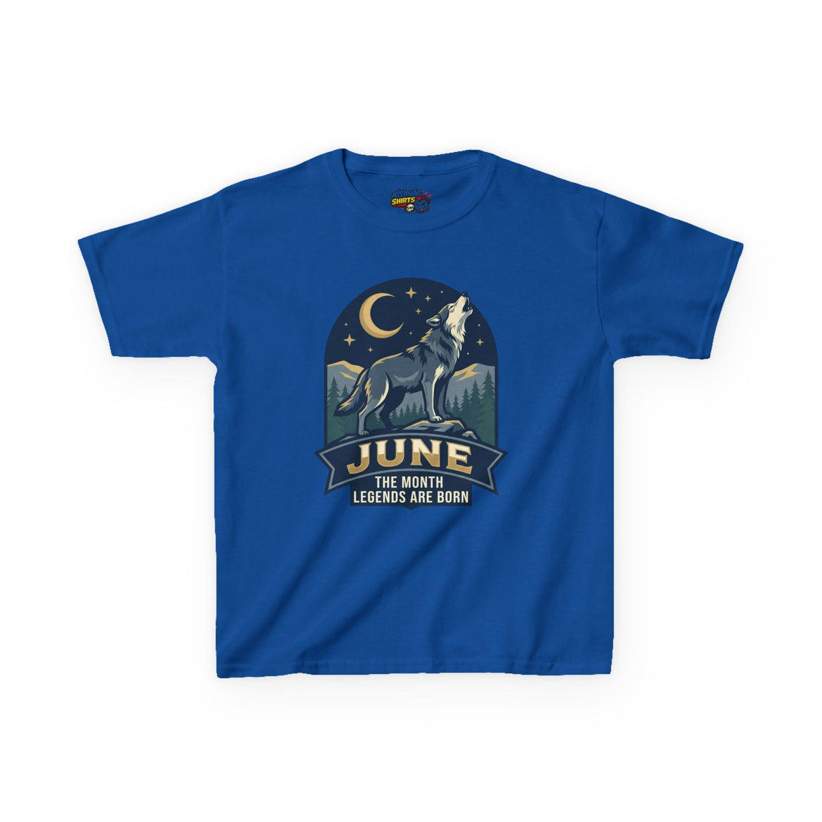 Color: Royal | June Legend Kids Tee