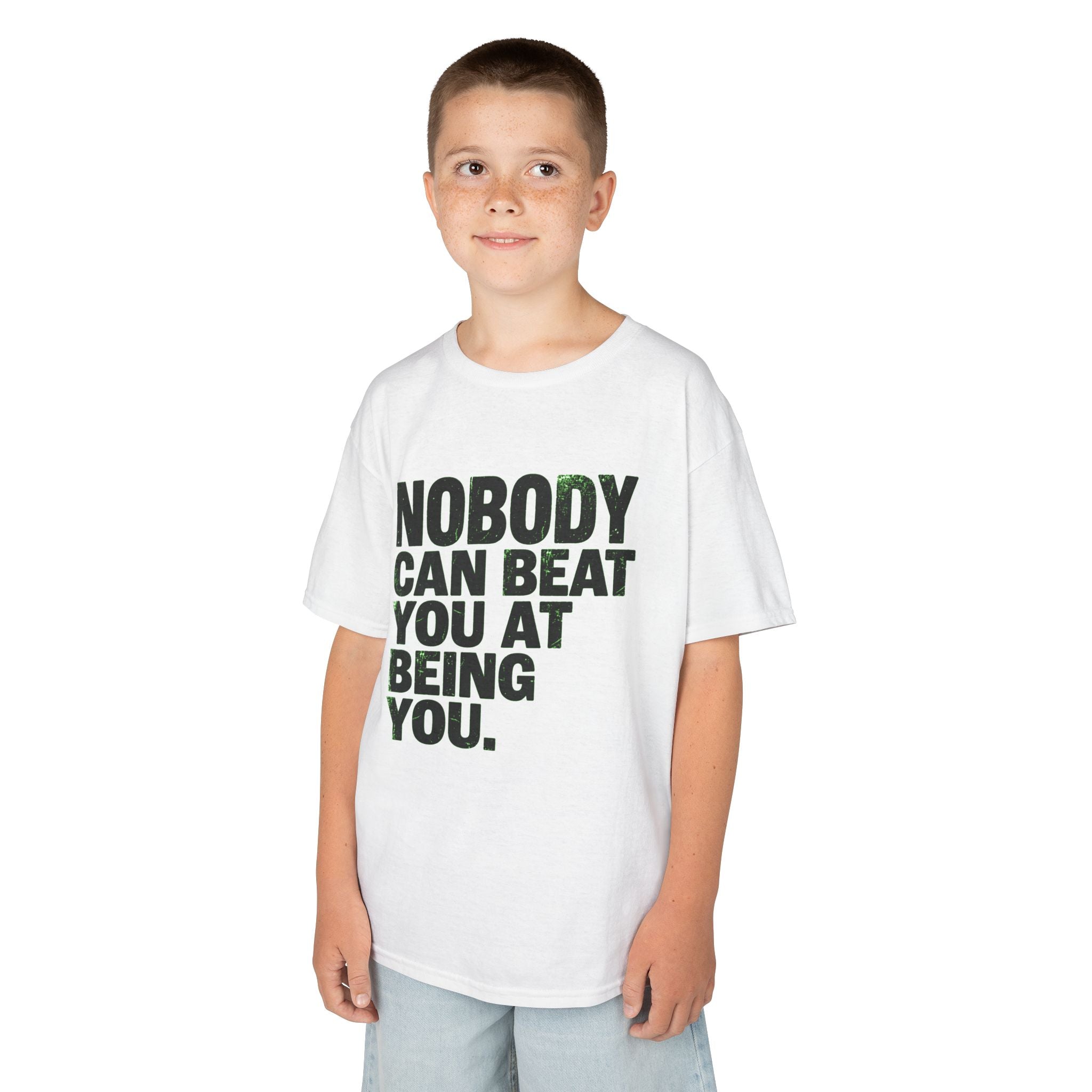 "Nobody Can Beat You At Being You" Kids Tee