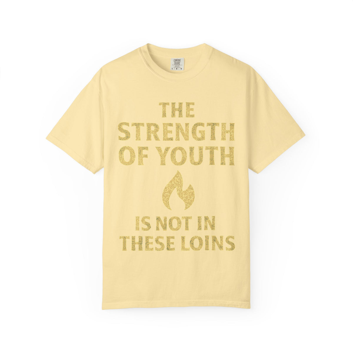 Color: Banana | Strength of Youth Unisex Garment-Dyed T-shirt