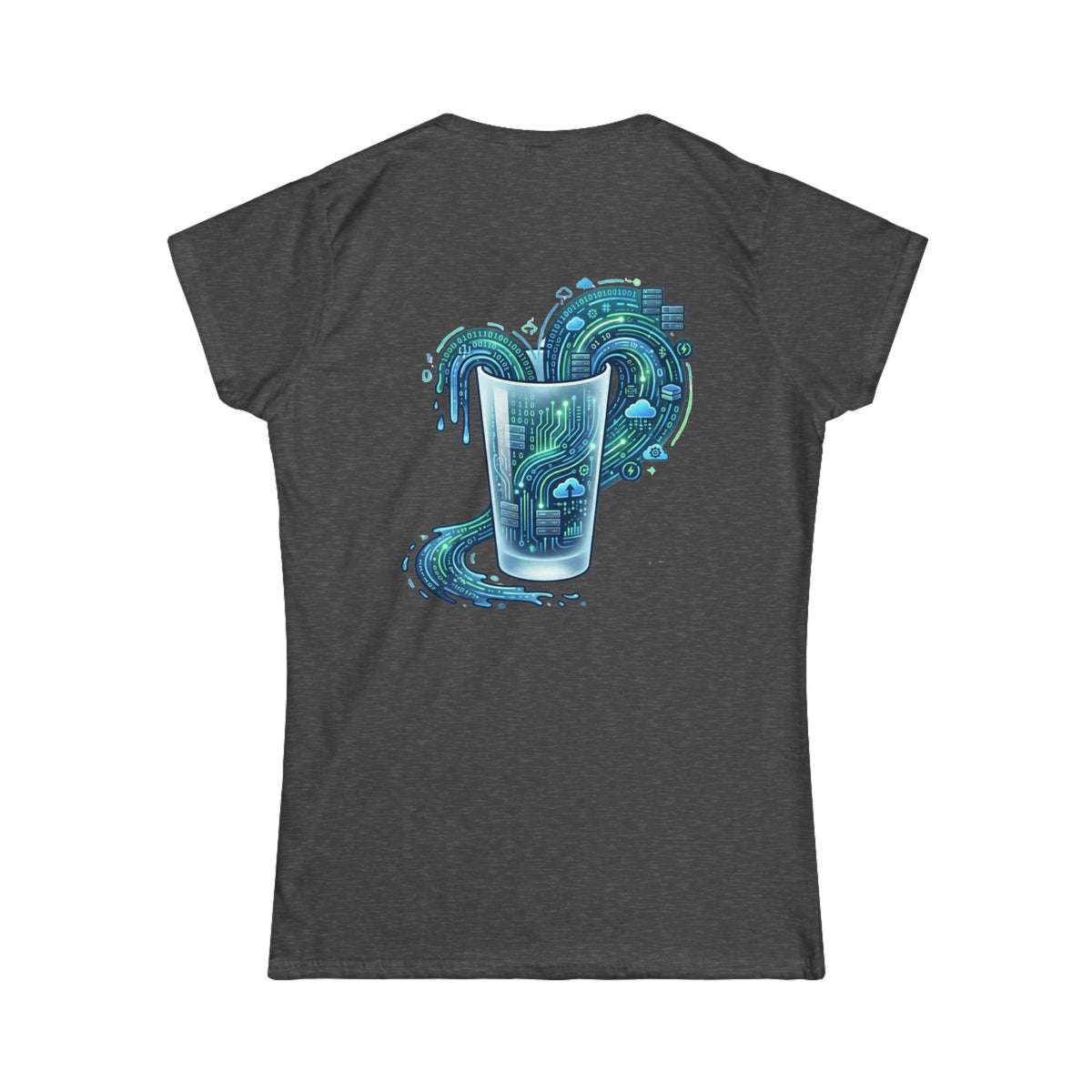"Glass of Data" Women's Tee