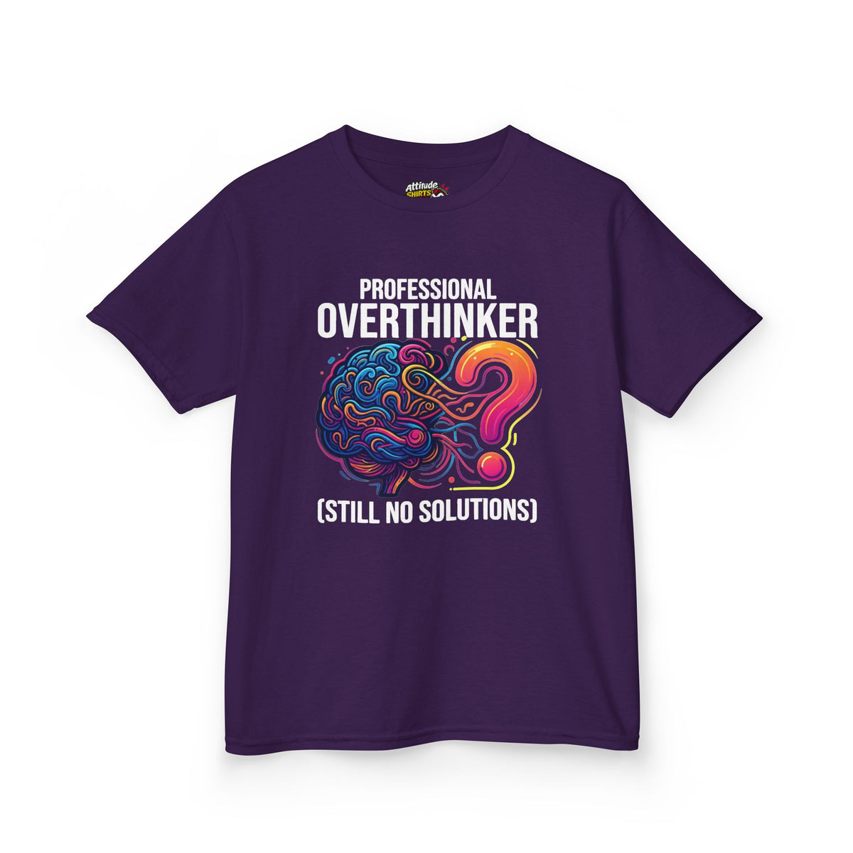Color: Purple | Professional Overthinker Kids Tee