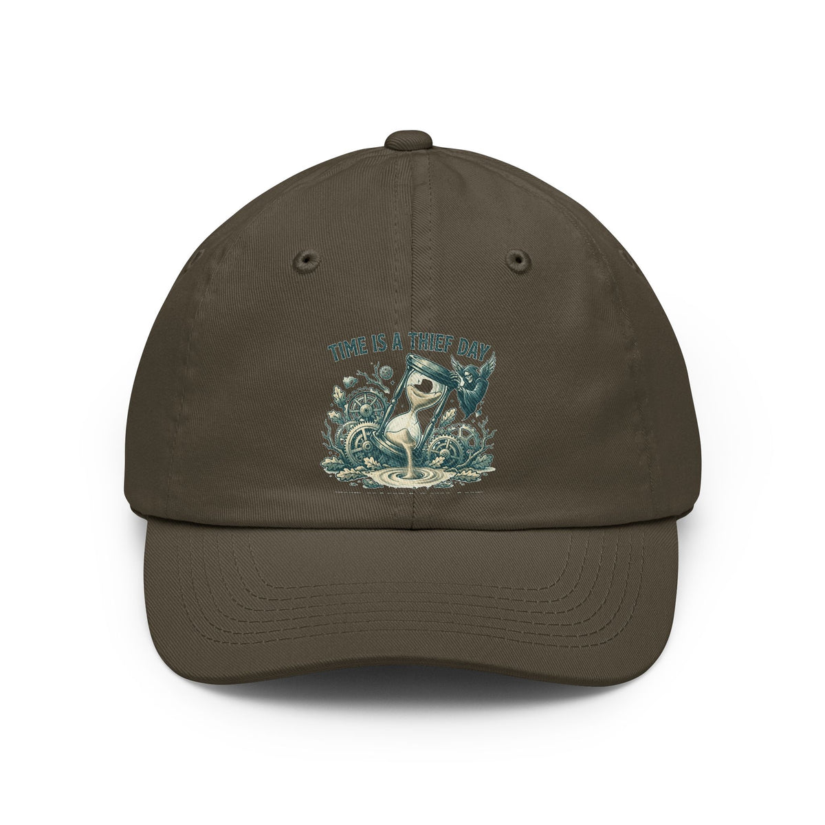 Color: Olive | Time is a Thief Cap