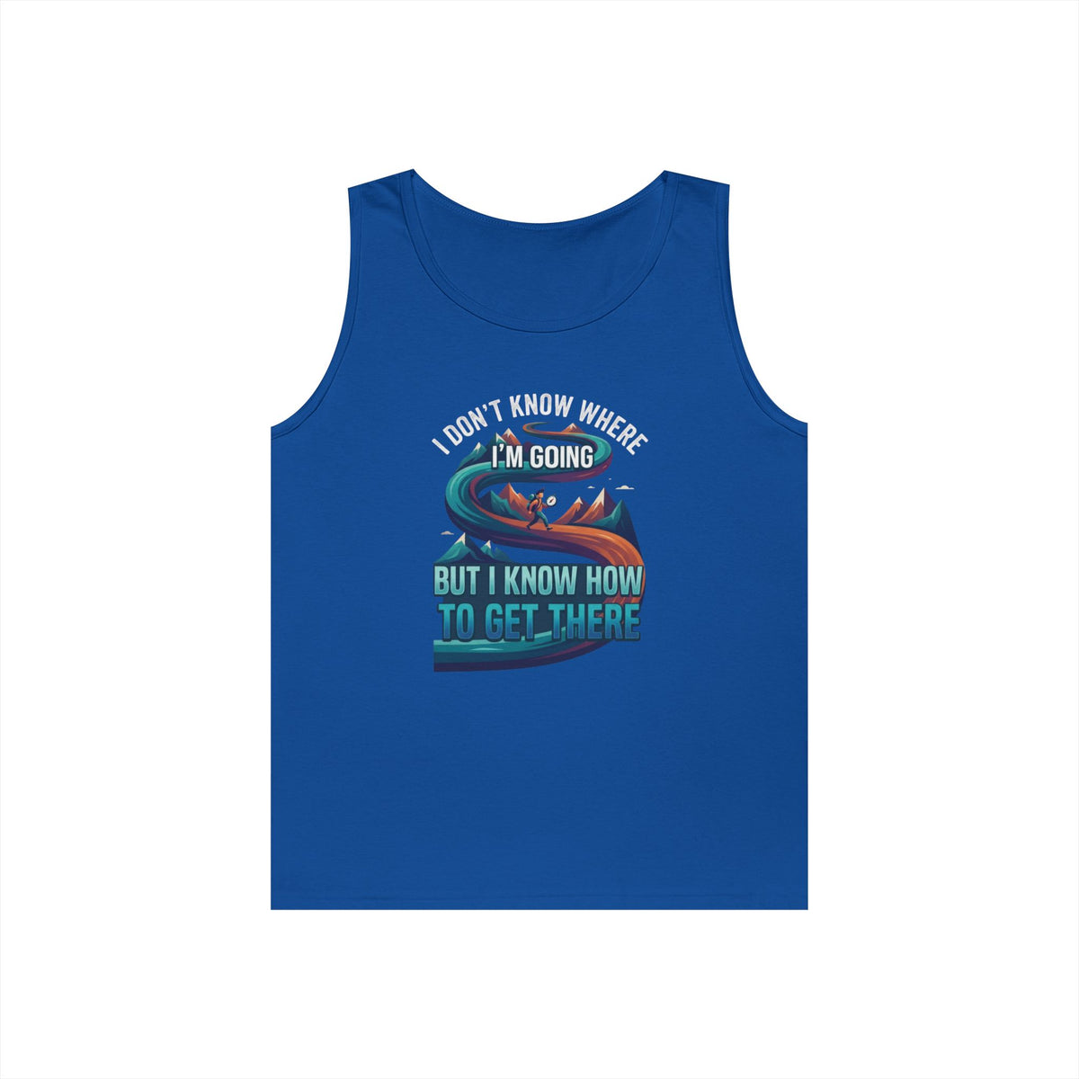 Color: Royal | I Don't Know Where I'm Going Tank Top