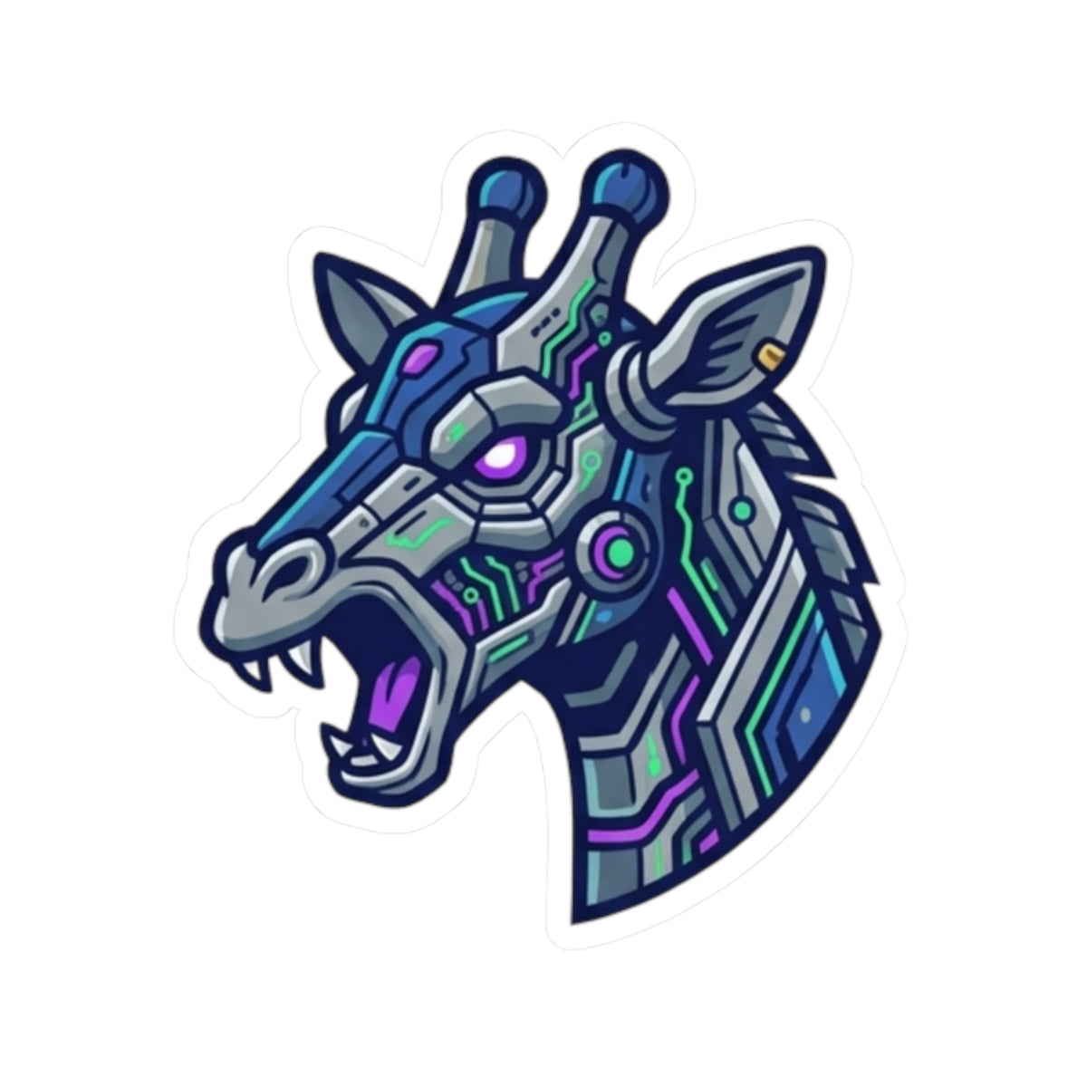 "Cyber Giraffe" Sticker