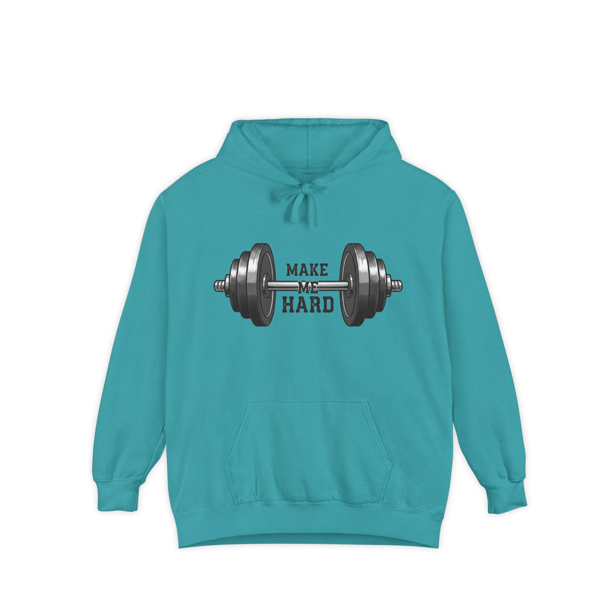Color: Seafoam | Make Me Hard - Morning Demands | Garment-Dyed Hoodie — AttitudeShirts