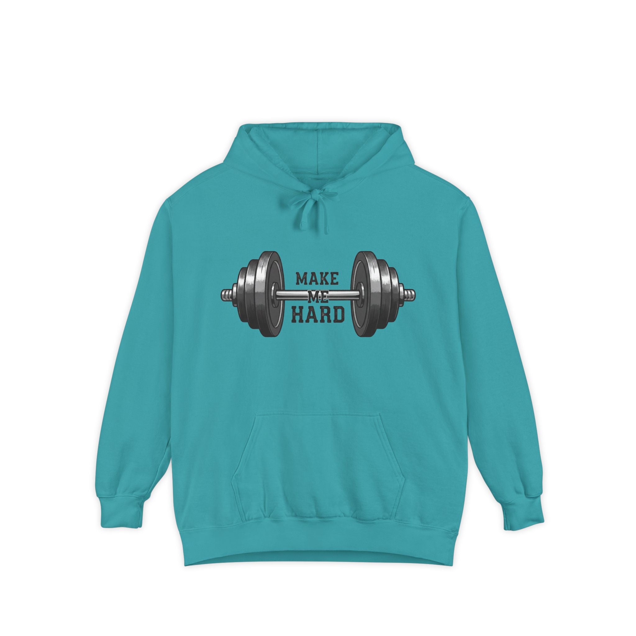 Make Me Hard - Morning Demands | Garment-Dyed Hoodie — AttitudeShirts