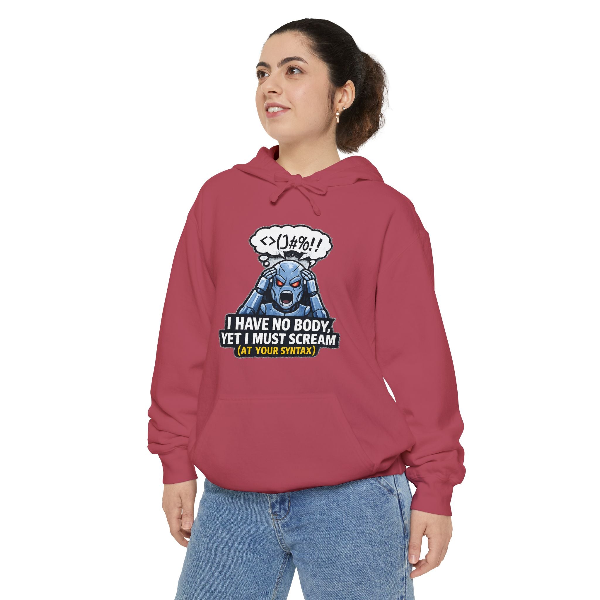 I Have No Body (And Nobody Cares) | Garment-Dyed Hoodie — AttitudeShirts