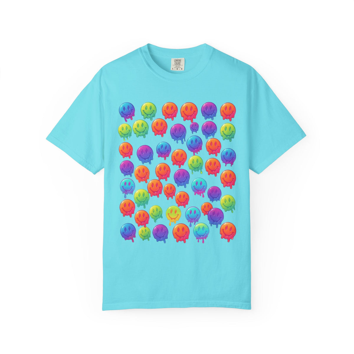 Color: Lagoon Blue | Melting Hot Unisex Garment-Dyed Tee