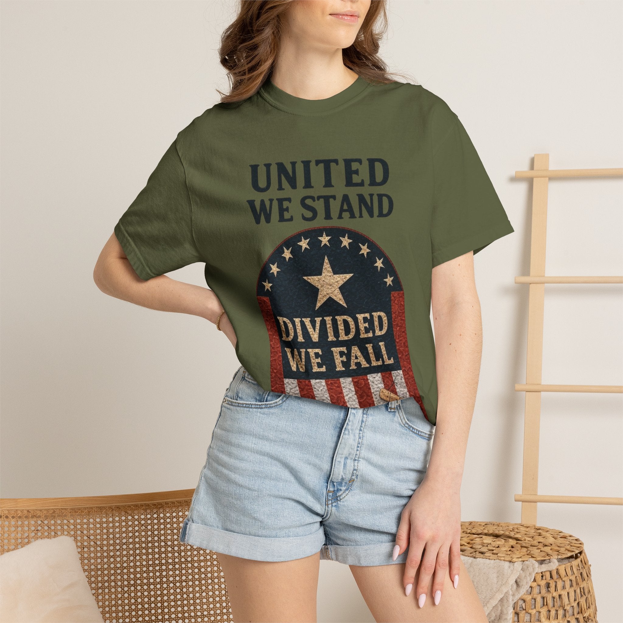 "UNITED WE STAND" Unisex Garment-Dyed T-shirt