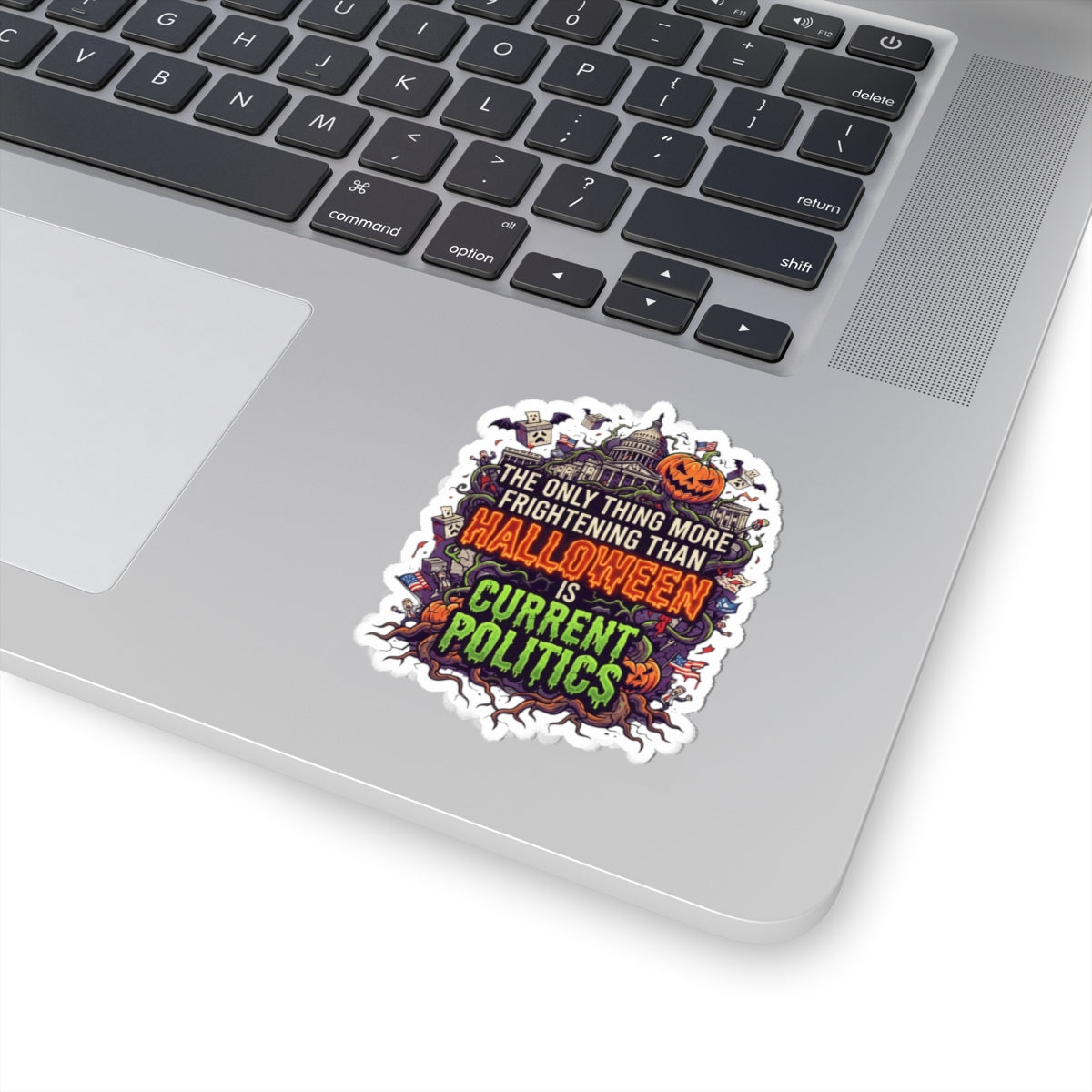 "Current Politics" Sticker — Main