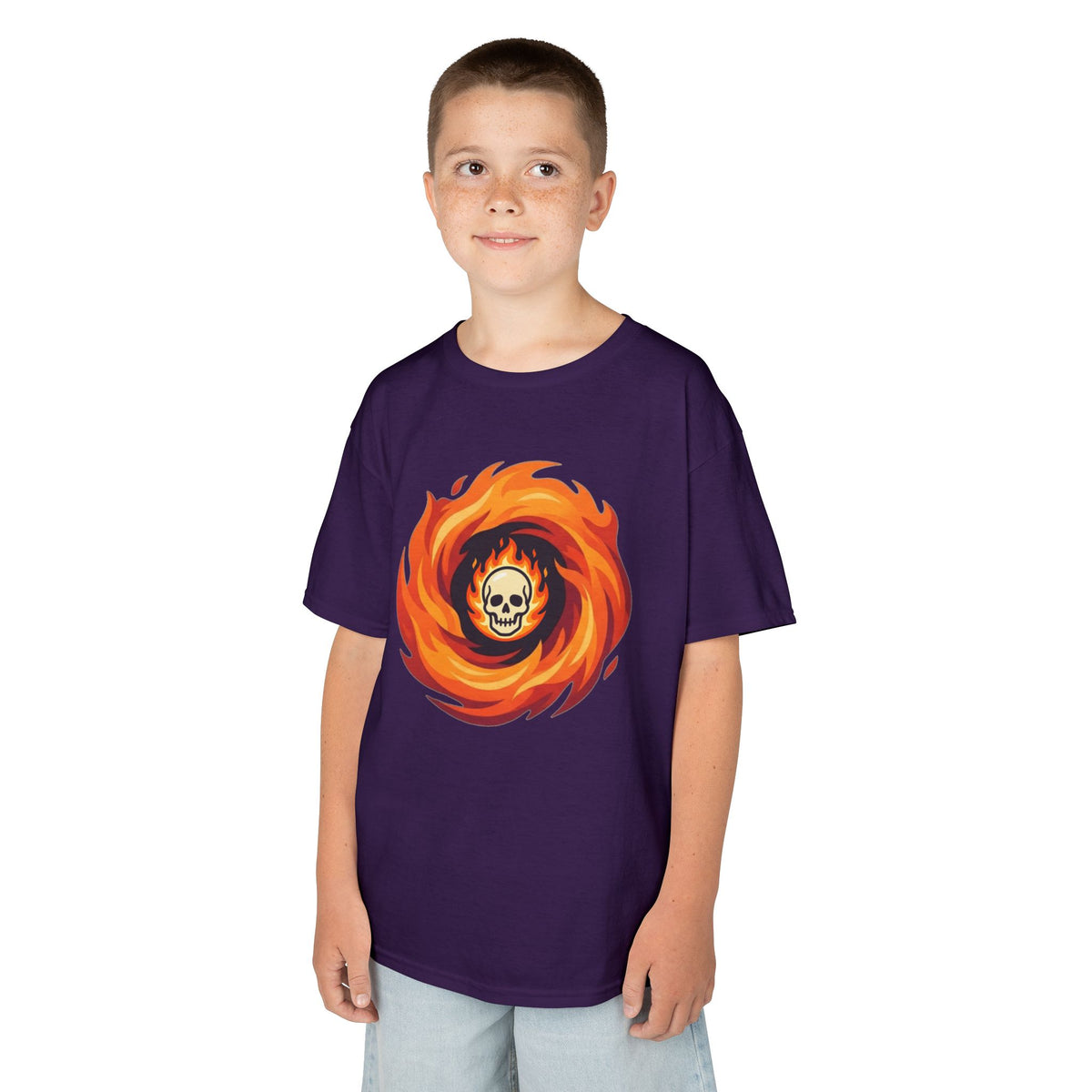 Color: Purple | Hellfire Kids Tee