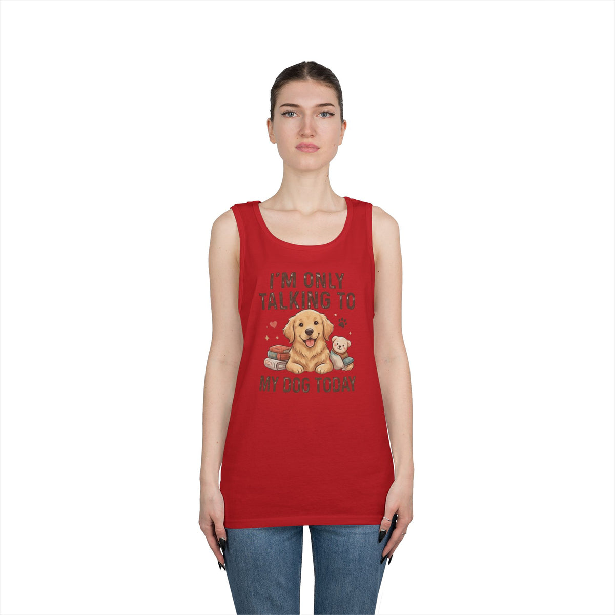"I'm Only Talking To My Dog Today" Tank Top