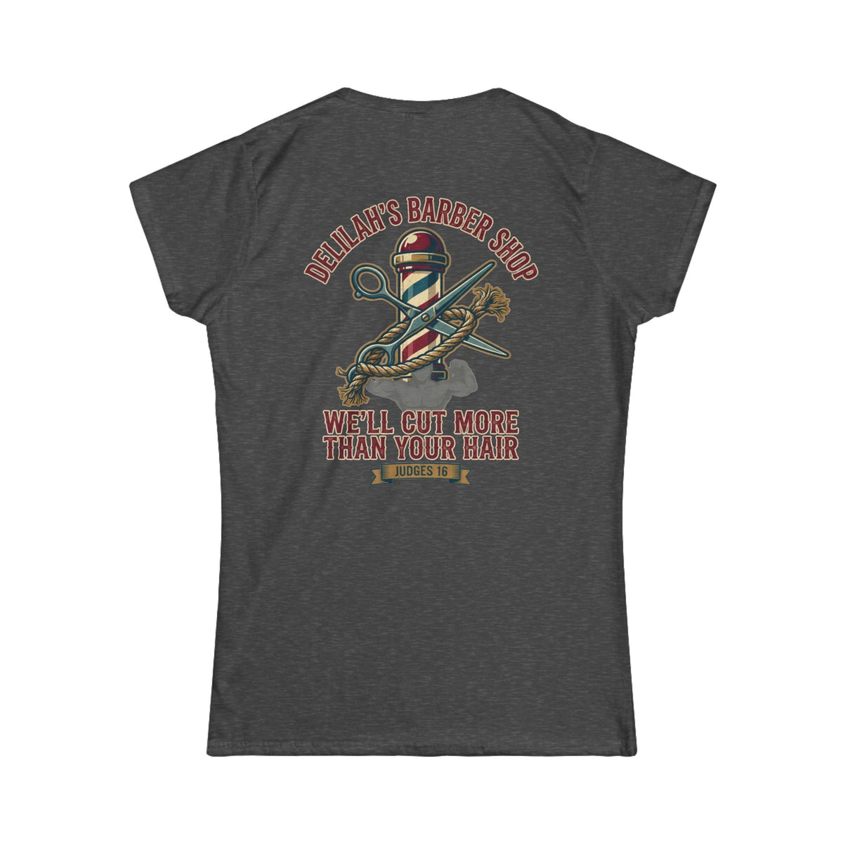 "Good Book Series Delilah's Barber Shop" Women's Tee
