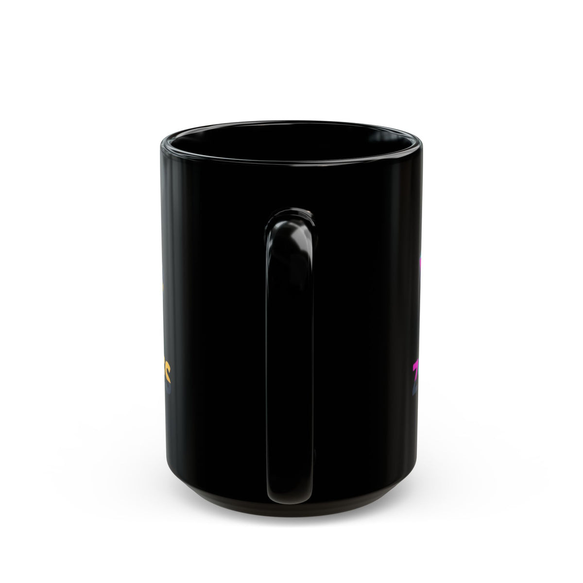 "Professional Zoomie Expert" Black Ceramic Mug — Graphic
