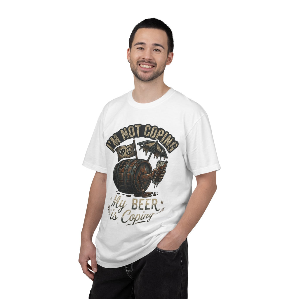 "Beer is Coping" Unisex Garment-Dyed Tee