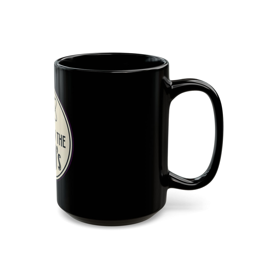 "Made in the 50's" Black Ceramic Mug — Graphic