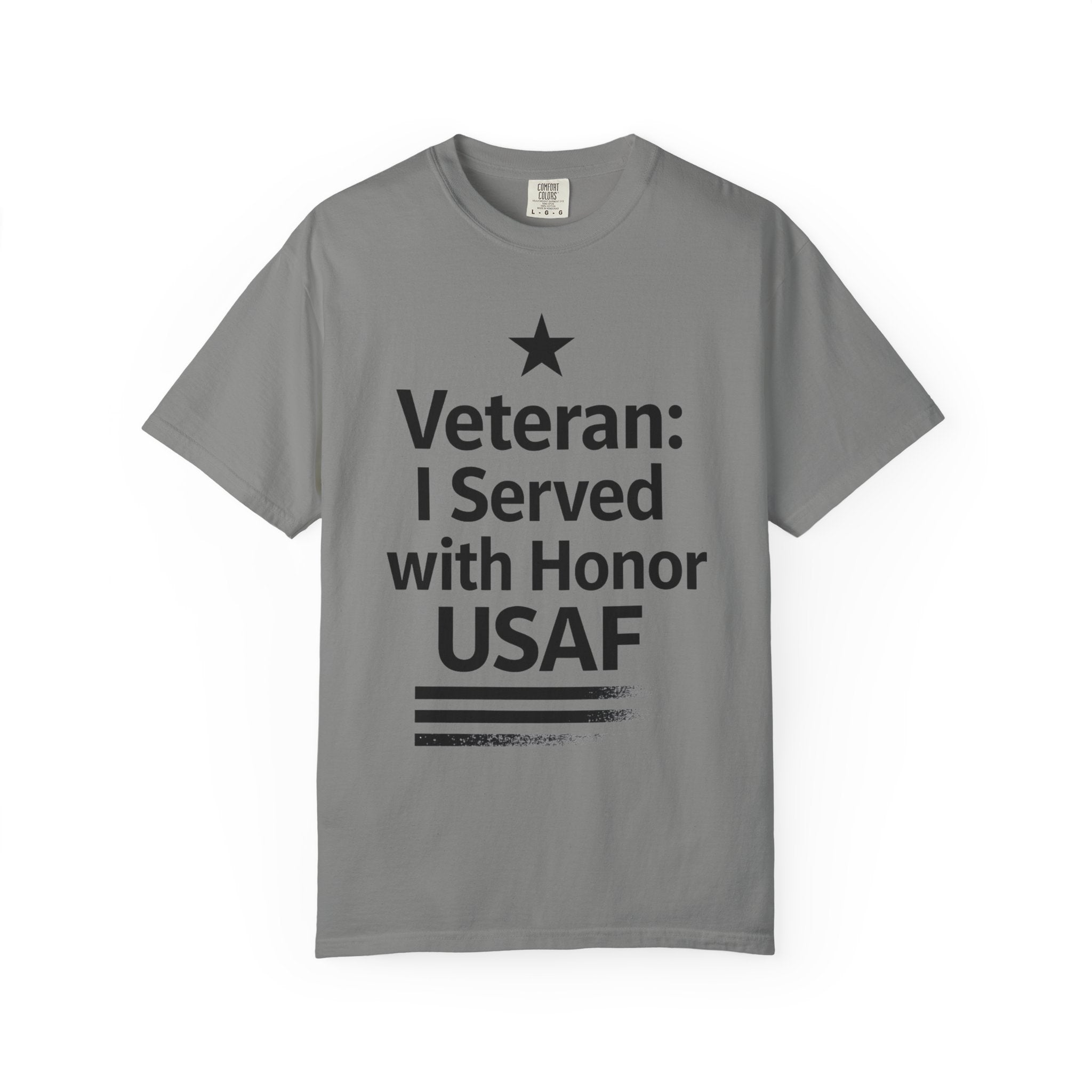 "Served With Honor" Unisex Garment-Dyed T-shirt