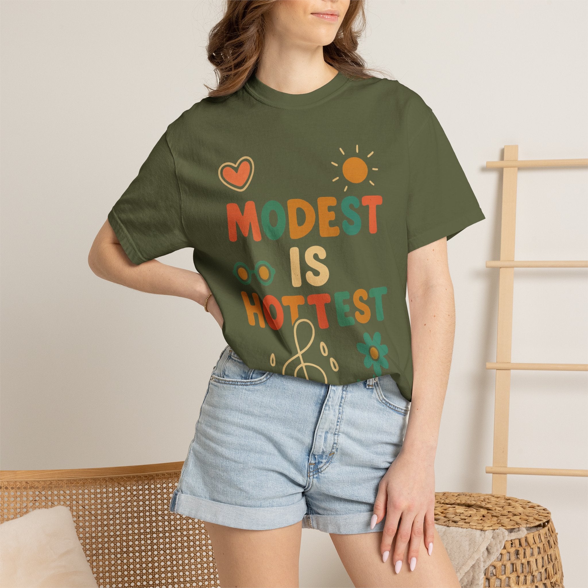 "Modest is Hottest" Unisex Garment-Dyed T-shirt
