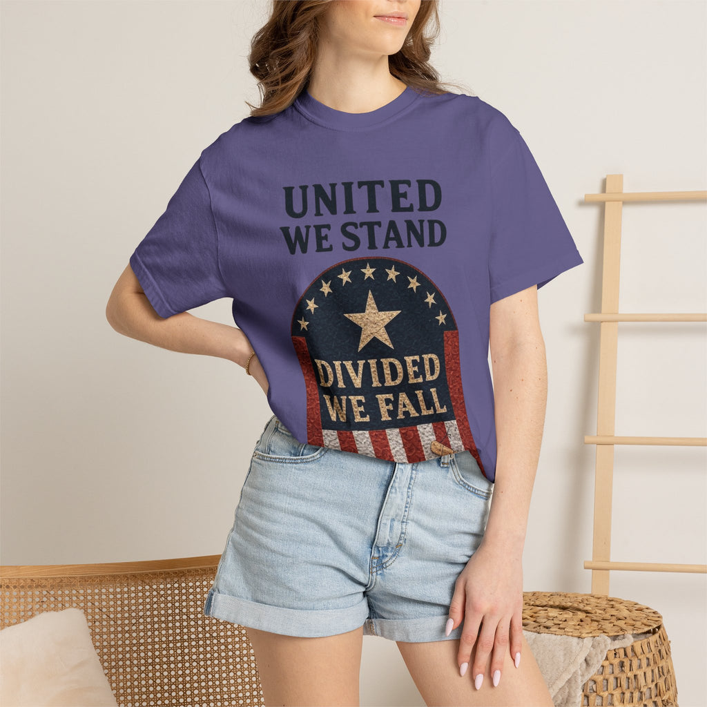 "UNITED WE STAND" Unisex Garment-Dyed T-shirt