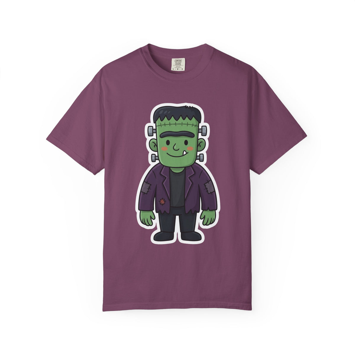 Color: Berry | Frankenstein Unisex Garment-Dyed Tee