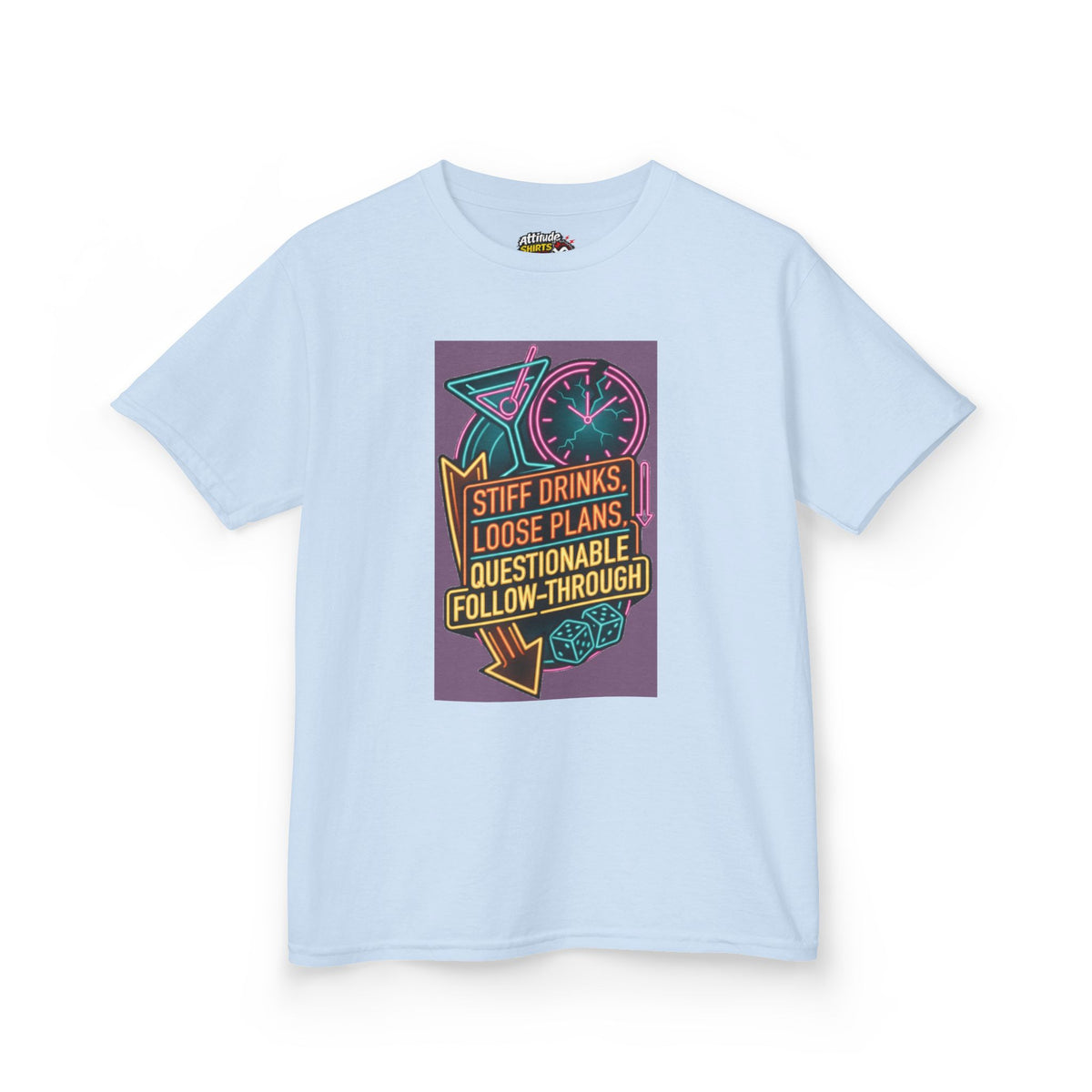 "Stiff Drinks Loose Plans" Kids Tee
