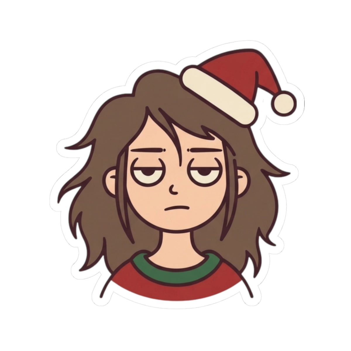 "Christmas Is Ruined" Sticker